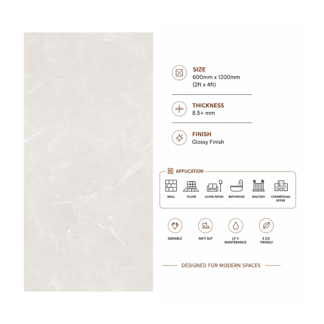 AL En Mika Bianco Marble Bathroom Tiles - My Home Studio